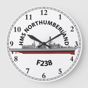 RELOJ REDONDO GRANDE HMS NORTHUMBERLAND - F238 - RELOJ GRANDE TIPO 23