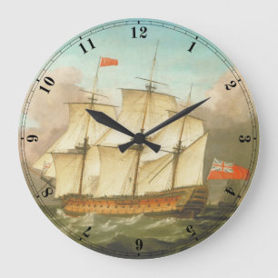 Reloj Redondo Grande HMS Victory