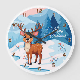 Reloj Redondo Grande Ho-Ho-Ho! It's a Reindeer Kids Watch