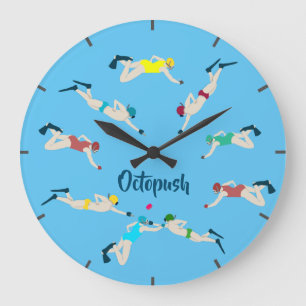 Reloj Redondo Grande Hockey submarino