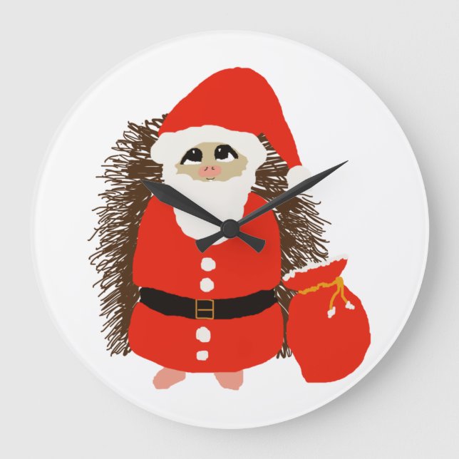 Reloj Redondo Grande Hogie the Hedgehog© Santa  (Anverso)