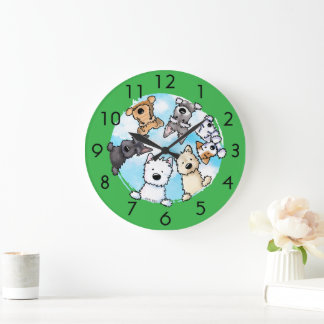 Reloj Redondo Grande Hola Desde El Lado Feliz