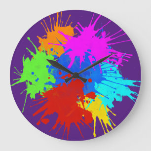 Reloj Redondo Grande holiES - Enciende alrededor de 2 + tus ideas