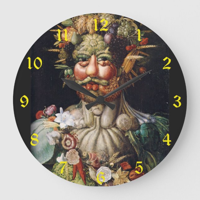 Reloj Redondo Grande Hombre de la cosecha (Anverso)
