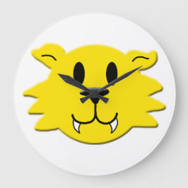 Reloj Redondo Grande Hombre lobo