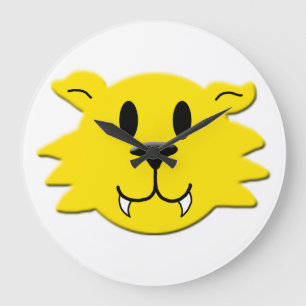 Reloj Redondo Grande Hombre lobo