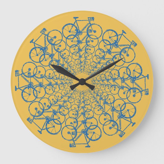 Reloj Redondo Grande hora de ciclismo (Anverso)