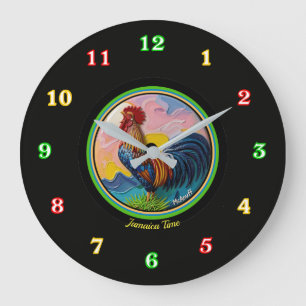 Reloj Redondo Grande Hora de Jamaica