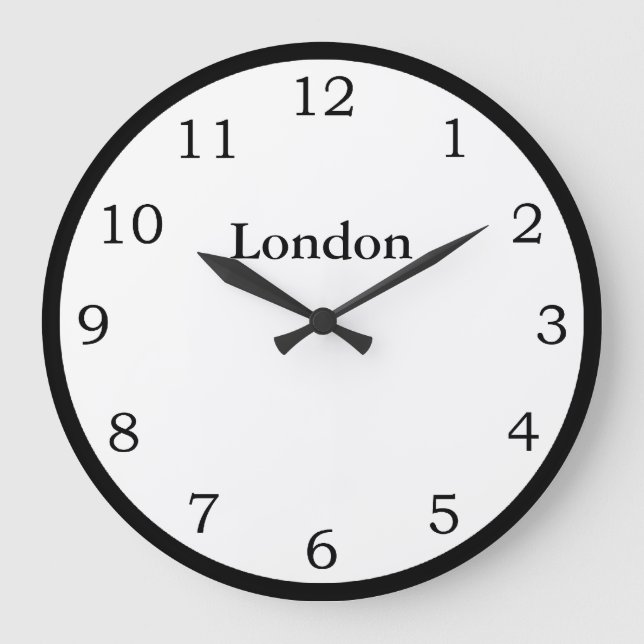 Reloj Redondo Grande Hora de Londres (Anverso)