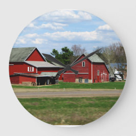 Reloj Redondo Grande Hora del país