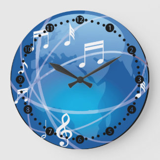 Reloj Redondo Grande Hora para un mundo musical
