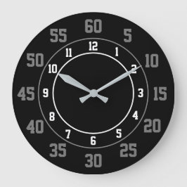 Reloj Redondo Grande Horas y minutos,