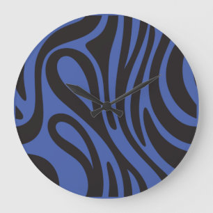Reloj Redondo Grande Horloge Effet Zèbre Africain. Naturaleza y minimal