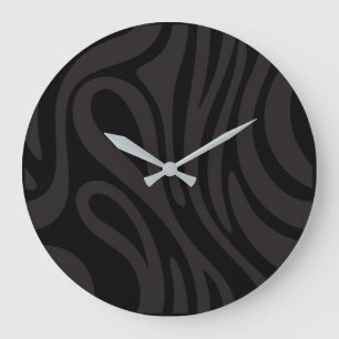 Reloj Redondo Grande Horloge Effet Zèbre Africain. Naturaleza y minimal