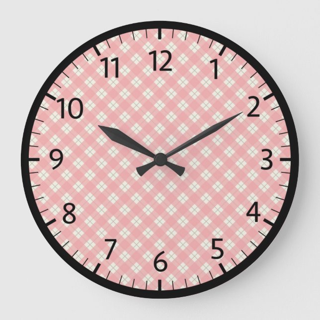 Reloj Redondo Grande Horloge en Acrylique (Anverso)