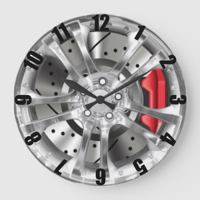 Reloj Redondo Grande Horloge Étrier de frein sport (Anverso)