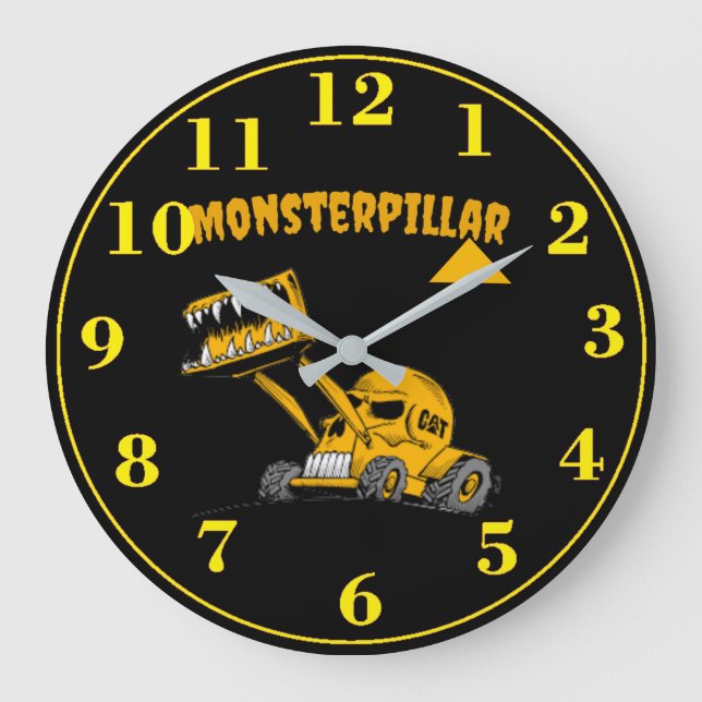 Reloj Redondo Grande Horloge monsterpillar (Anverso)