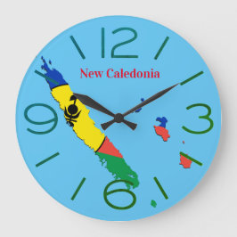 Reloj Redondo Grande Horloge murale rond New Caledonia