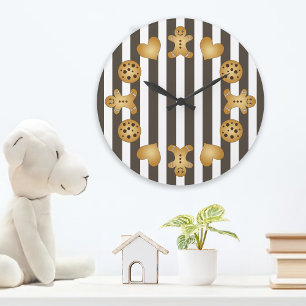 Reloj Redondo Grande Horneador de Galletas Personalizadas de Hombre de