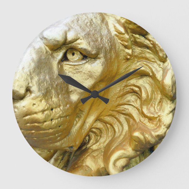 Reloj Redondo Grande Hotel de Bangkok en Golden Paint. (Anverso)