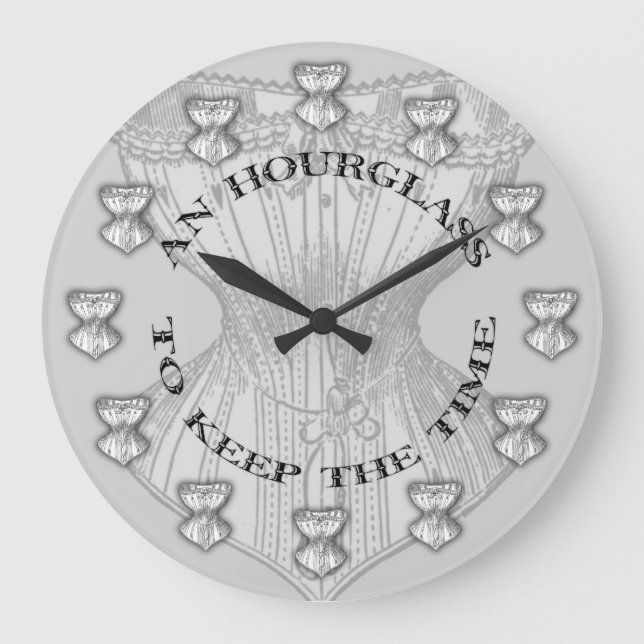Reloj Redondo Grande Hourglass Corset (Anverso)