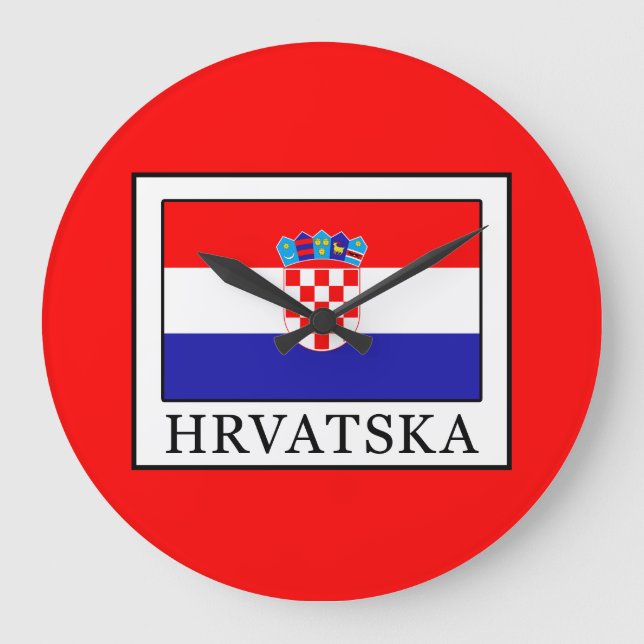 Reloj Redondo Grande Hrvatska (Anverso)