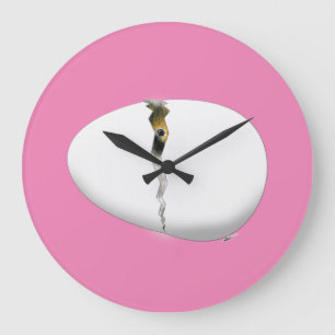 Reloj Redondo Grande Huevo de Hatching