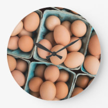 Huevos orgánicos en cajones