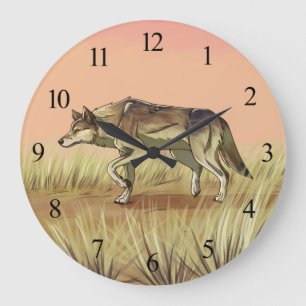 Reloj Redondo Grande Hunting at Sunrise