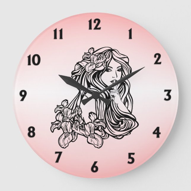 Reloj Redondo Grande Hush (Anverso)