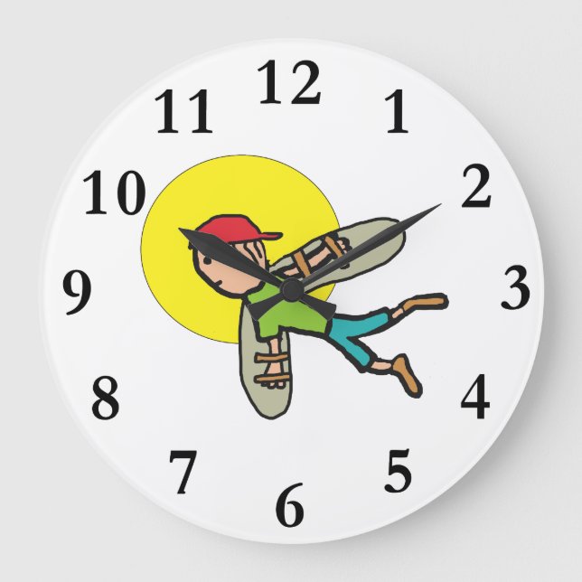 Reloj Redondo Grande Icarus (Anverso)