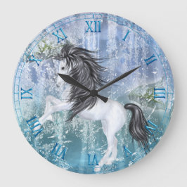 Reloj Redondo Grande Ice Pony 2 Wall Clock