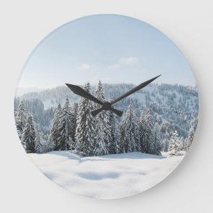Reloj Redondo Grande Ice & Snow   Allgäu Bavaria Germany