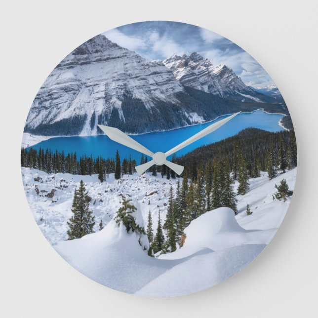 Reloj Redondo Grande Ice & Snow | Peyto Lake, Canadian Rockies (Anverso)