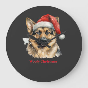 Reloj Redondo Grande Ideas de regalos de Navidad para perros Pastor Ale
