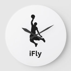 Reloj Redondo Grande iFly baloncesto