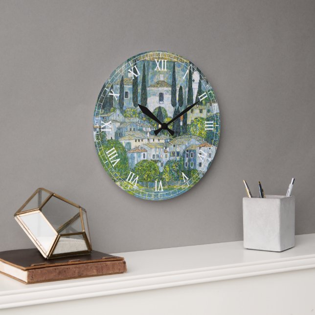 Reloj Redondo Grande Iglesia (Kirche) en Cassone de Gustav Klimt (Oficina)