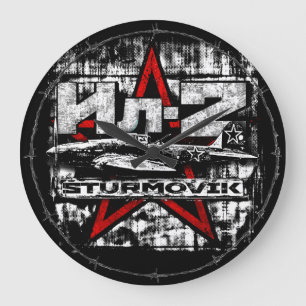 Reloj Redondo Grande Il-2 Soviet ground attack aircraft