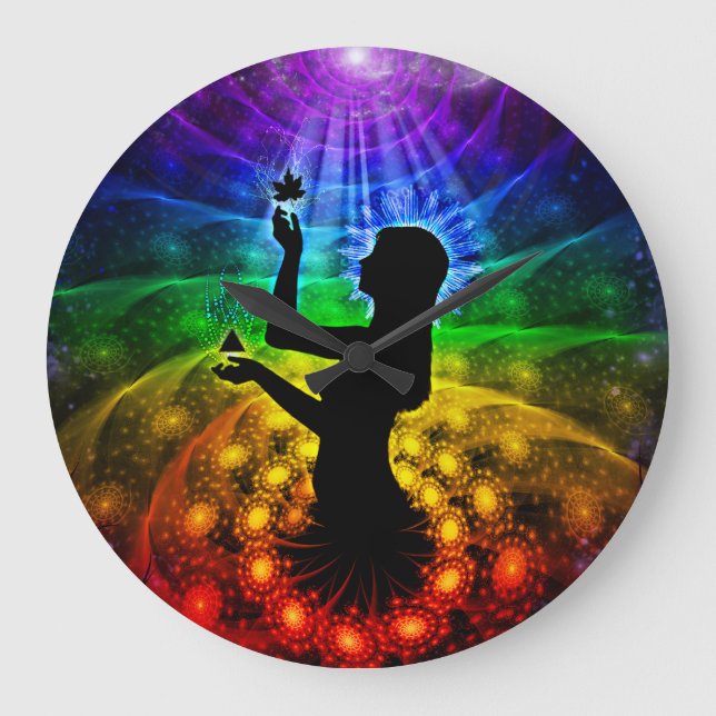 Reloj Redondo Grande Iluminación (Anverso)