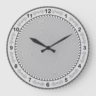 Reloj Redondo Grande Ilusión Óptica - Hipnosis fácil