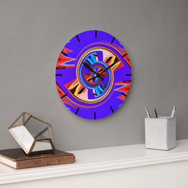 Reloj Redondo Grande Im Sog des Wirbel (Oficina)