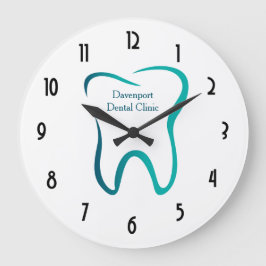 Reloj Redondo Grande Imagen de la Clínica Dental Tooth Dentistry