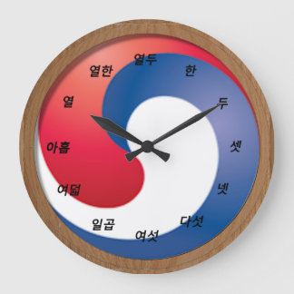 Reloj Redondo Grande Imagen del cliente (KO-s Face) por Kenneth Yoncich