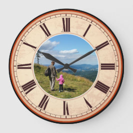 RELOJ REDONDO GRANDE IMÁGENES PERSONALIZADAS MOMENTOS RECORDADOS DE MOD