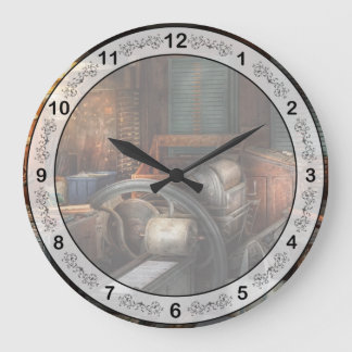 Reloj Redondo Grande Impresión - ¡Paren las prensas!