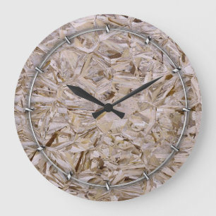 Reloj Redondo Grande Impresión que cubre de la madera contrachapada de