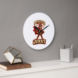 Reloj Redondo Grande Impulsado por Jerky Superhero