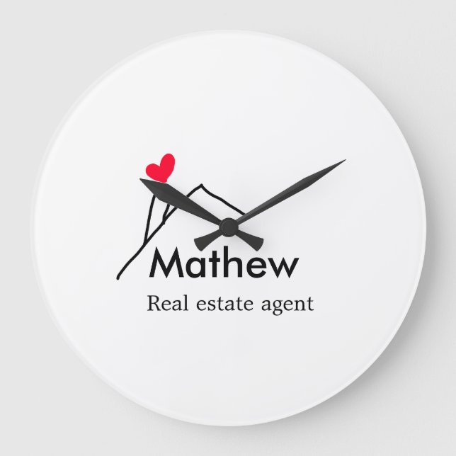 Reloj Redondo Grande Inaugu inmobiliaria inmobiliaria inmobiliaria inmo (Anverso)