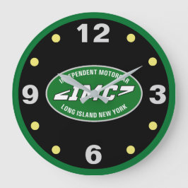 RELOJ REDONDO GRANDE INDEPENDENT MOTORCAR LARGE CLOCK