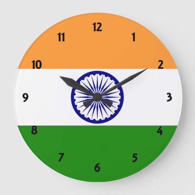 Reloj Redondo Grande india (Anverso)